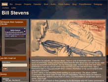 Tablet Screenshot of billstevensmusic.com